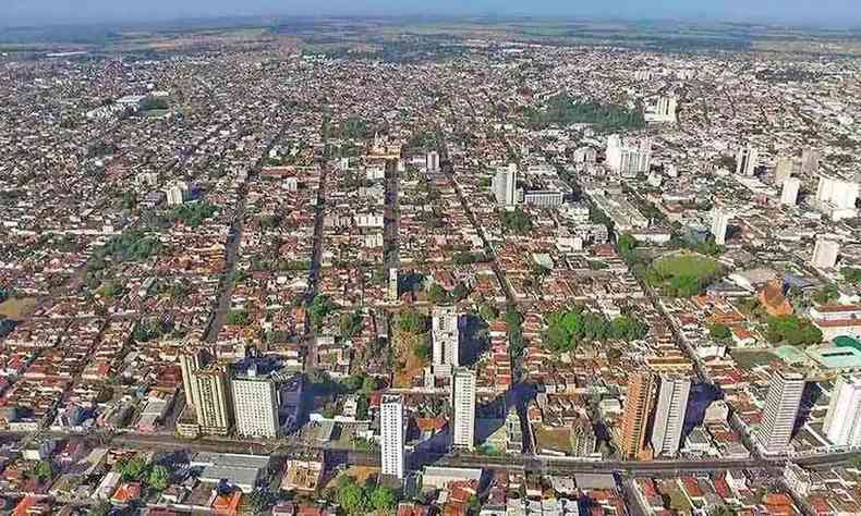 Vista parcial de Uberaba