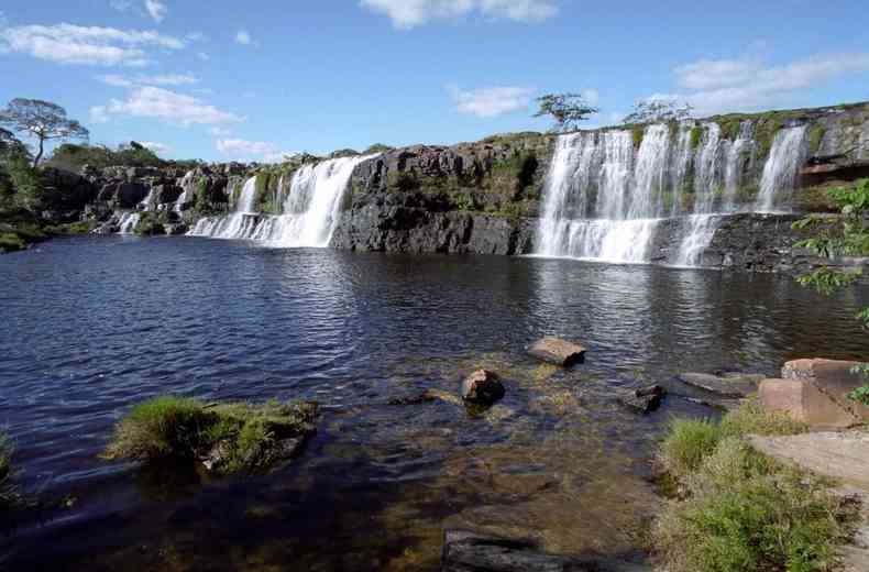 Cachoeira Grande, na Serra do Cip
