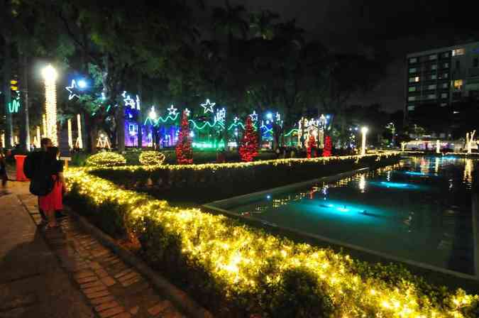 Fotos da inaugurao da iluminao de Natal na Praa da Liberdade (2/12)Marcos Vieira/EM/ D.A Press