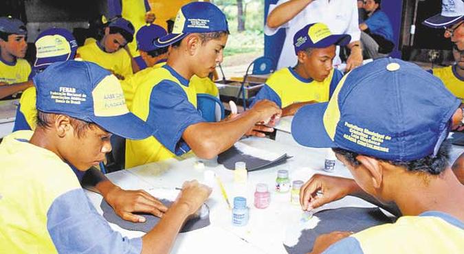 Mais de 6 mil crianças no estado são beneficiadas pelo AABB Comunidade(foto: ARQUIVO DO BANCO DO BRASIL) Mais de 6 mil crianças no estado são beneficiadas pelo AABB Comunidade(foto: ARQUIVO DO BANCO DO BRASIL)