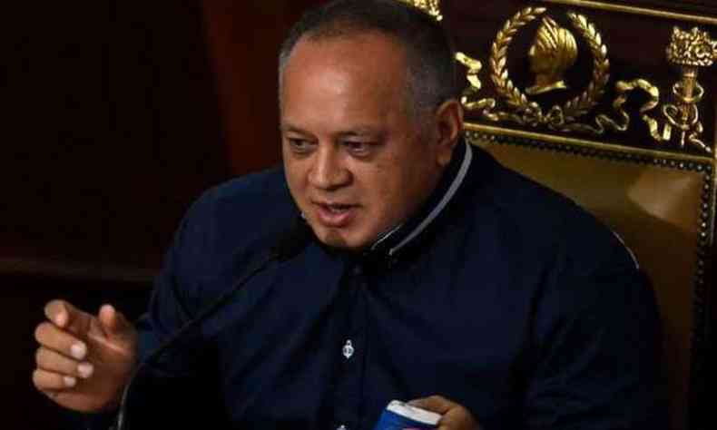 O ''nmero 2'' do chavismo, Diosdado Cabello: sem acordos com os EUA(foto: foto: AFP/Federico Parra)