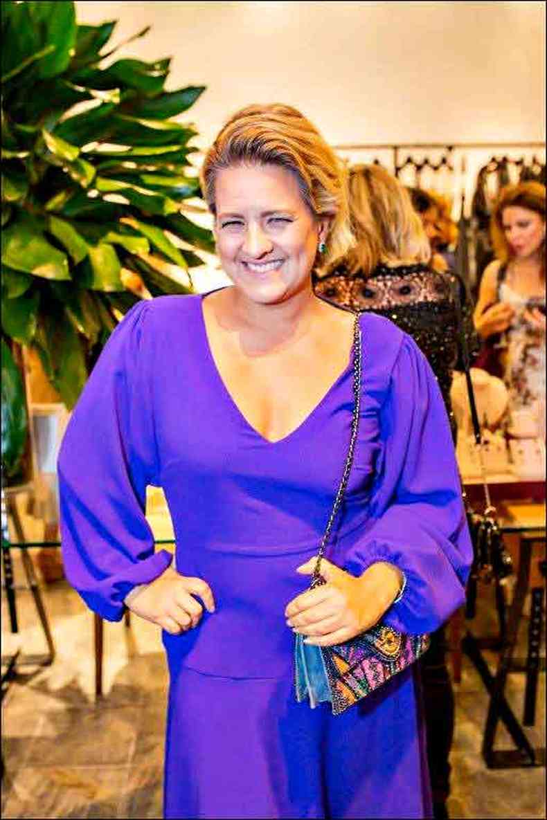Mariana Tomasi em evento de moda em Belo Horizonte (foto: Francisco Dumont/divulgao)