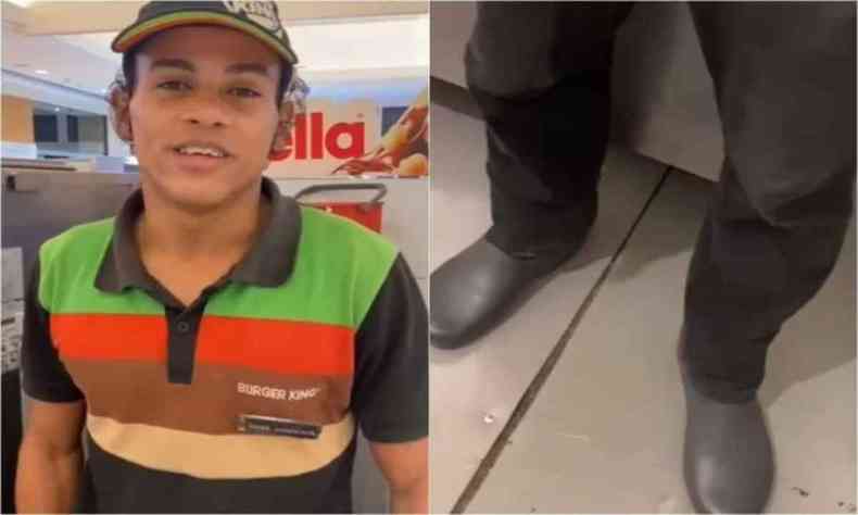 Funcionrio do Burger King que fez xixi na cala