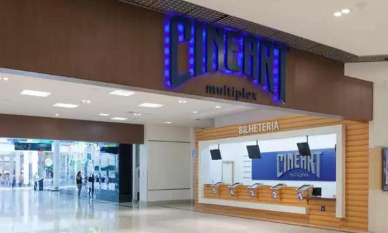 Sala de cinema em shopping de Belo Horizonte