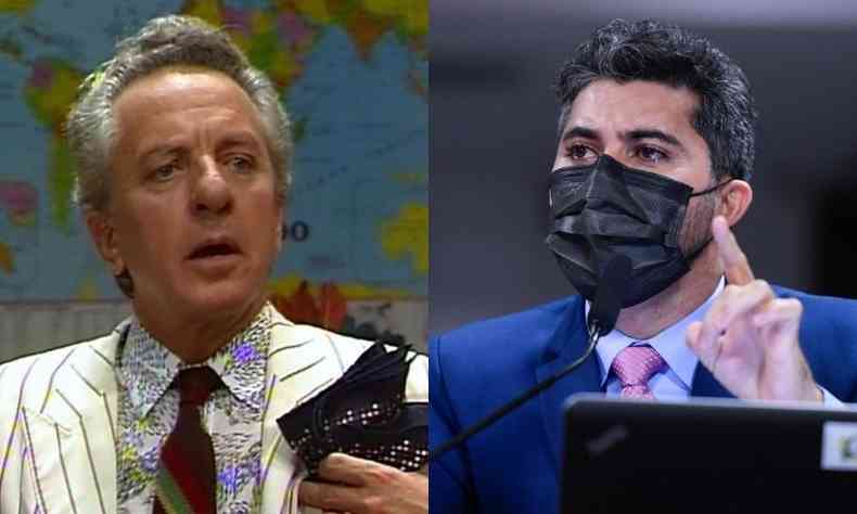 Senador Marcos Rogrio (DEM-RO)  comparado com Rolando Lero, da Escolinha do Professor Raimundo(foto: Divulgao/Globo/Agncia Senado)