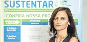 Jussara Utsch, coordenadora do Sustentar: solues para o dia a dia(foto: Leandro Couri/EM/D.A Press)