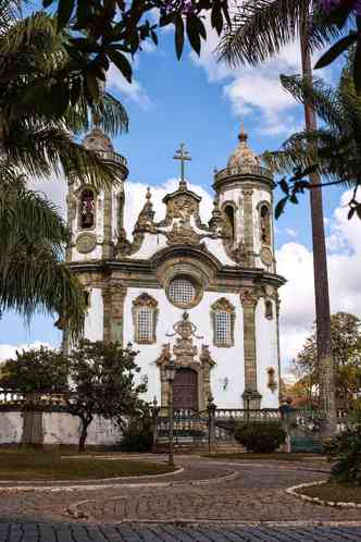 Igreja em So Joo del-Rei:obra foi contratada por Lima Cerqueira(foto: Marta Leandro/ Divulgao)