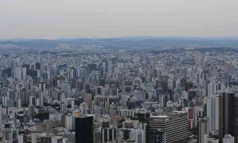 Vista de Belo Horizonte, a partir do Mirante do Mangabeiras