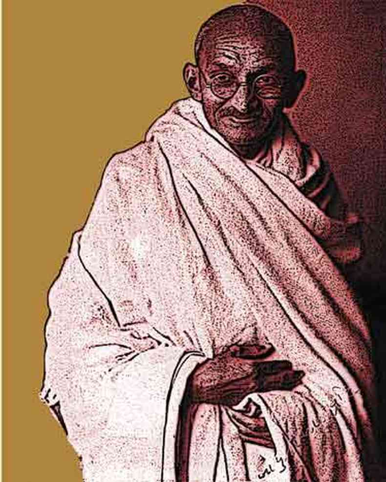 ilustrao Gandhi