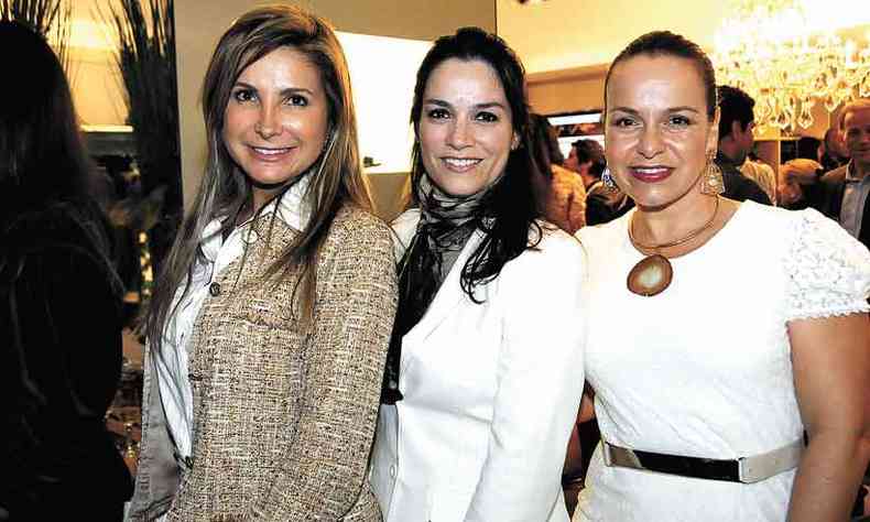 Roberta Correa, Chris Gontijo e Patrcia Dias, durante Lanamento do Blog No Atelie com Alexia(foto: Gladyston Rodrigues/EM/D.A Press)