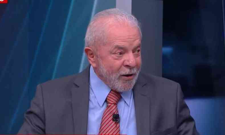 Luiz Incio Lula da Silva (PT) na CNN, nesta segunda-feira (12/9)