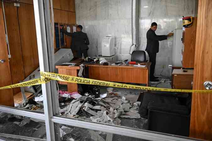Sede do Supremo Tribunal Federal (STF) foi um dos edifcios atacados pelos bolsonaristas nesse domingoCarl de Souza/AFP