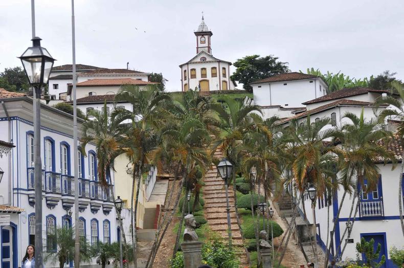 Mundialmente conhecida, a bela Capela de Santa Rita é símbolo da cidade do Serro(foto: Juarez Rodrigues/EM) Capela de Santa Rita