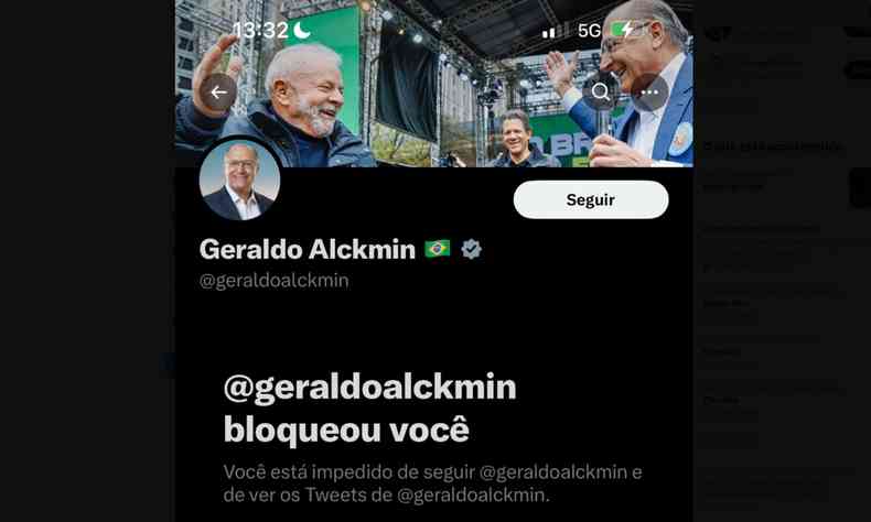 Pgina de bloqueio de Geraldo Alckmin