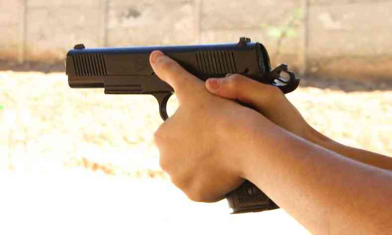 No caso de armas registradas pelo Exrcito, que atendem a caadores, atiradores e colecionadores, houve aumento de 58%(foto: Jair Amaral/EM/D.A press)