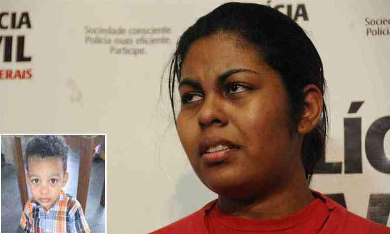Marlia Cristiane Gomes, de 20 anos, prestou depoimento durante o julgamento(foto: Cristina Horta/EM/D.A Press - 29/07/2014/Reproduo/TV Alterosa)