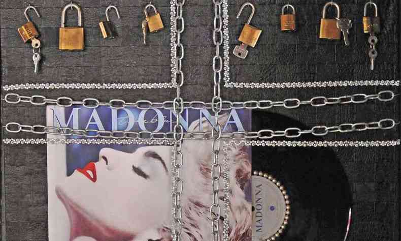 Releitura de capa de disco de Madonna 
