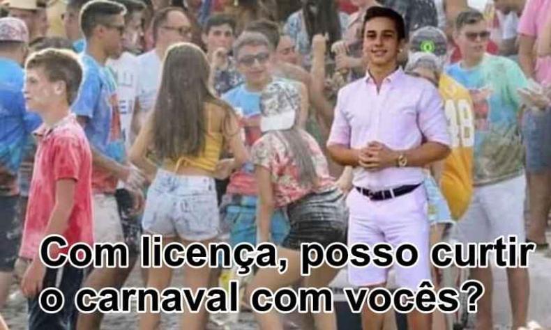 O Riquinho playboy está em todas, com seu estilo O Riquinho playboy está em todas, com seu estilo