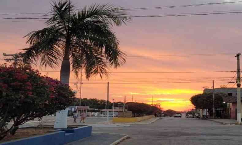 Vista da cidade de So Romo