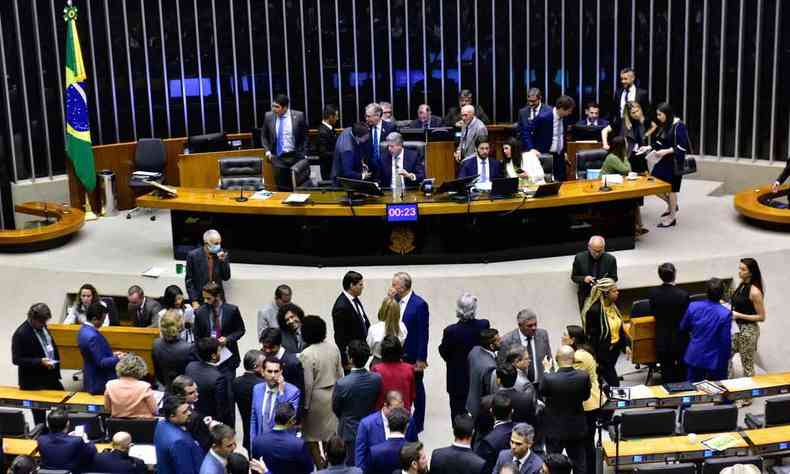 Plenrio da Cmara dos Deputados: projeto de lei complementar obteve 367 votos favorveis e 102 contrrio
