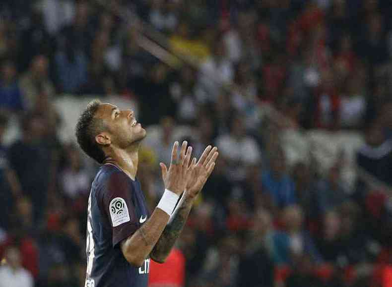 Jpiter  um planeta benfico para NeymarJr e indica sucesso. Esse planeta tambm rege os esportes coletivos, como o futebol.(foto: GEOFFROY VAN DER HASSELT/AFP )