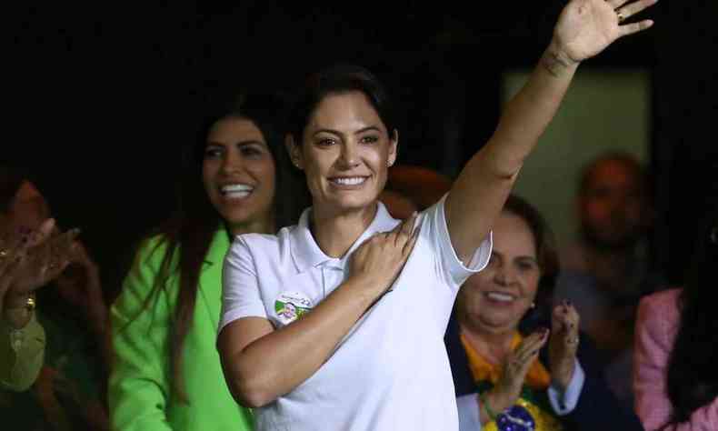 Michelle Bolsonaro em evento