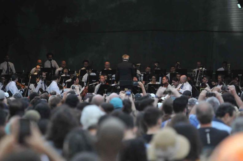 Evento foi ao ar livre