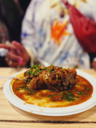 joelho de porco ao molho sugo e polenta cremosa restaurante precatinha conceicao do mato dentro festival fartura dona lucinha