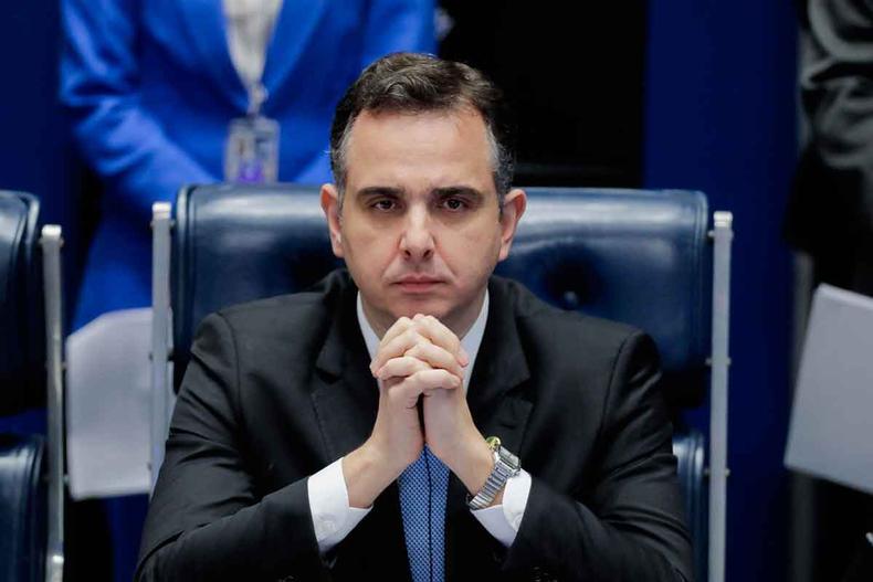 O presidente do Senado, Rodrigo Pacheco