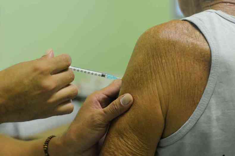 Campanha de vacinao chegou ao fim ontem. Na quinta-feira, meta de imunizao estava quase cumprida, exceto entre gestantes e crianas (foto: Leandro Couri/EM/D.A Press - 23/04/19 )
