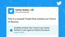 Twitter etiqueta e oculta publicações potencialmente ofensivas ou nocivas