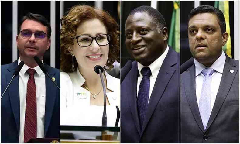 Flvio Bolsonaro, Carla Zambelli, Helio Lopes e Otoni de Paula