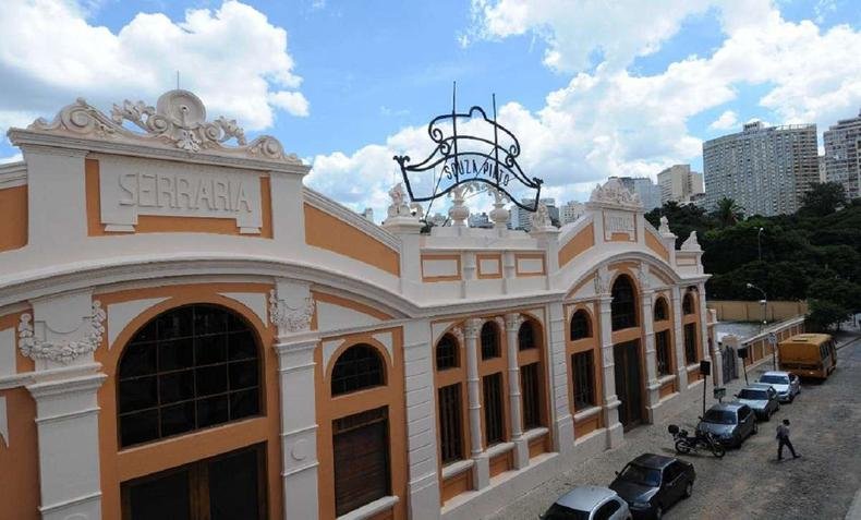 Fachada da Serraria Souza Pinto