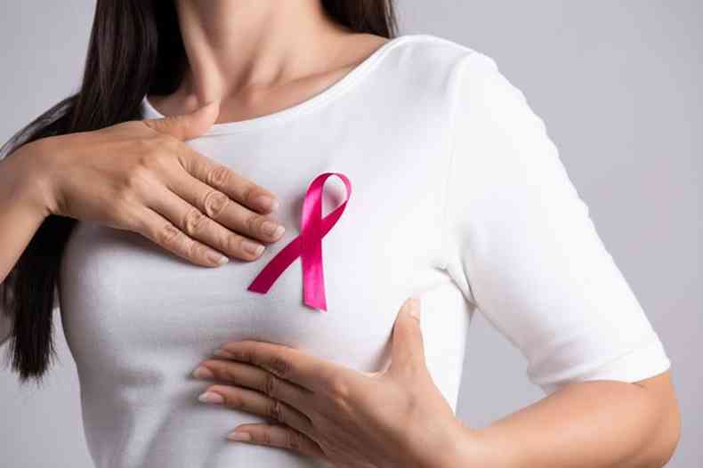 Imagem publicitrio de combate ao cncer de mama 