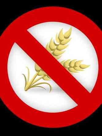 Placa de proibido trigo