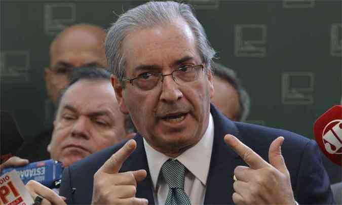 O presidente da Cmara, Eduardo Cunha, usou o Twitter para justificar rompimento com o governo da Presidente Dilma Rousseff(foto: Antnio Cruz/ Agncia Brasil)