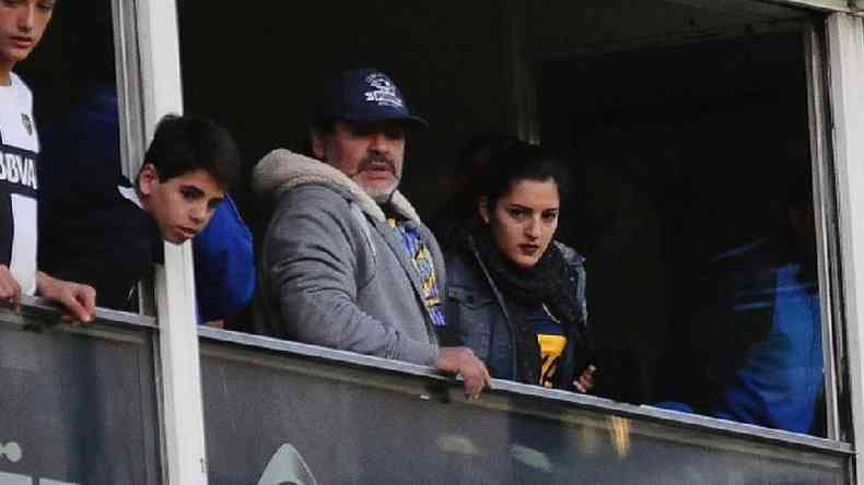 Jana  a terceira filha de Maradona, aps Dalma e Gianinna(foto: Getty Images)