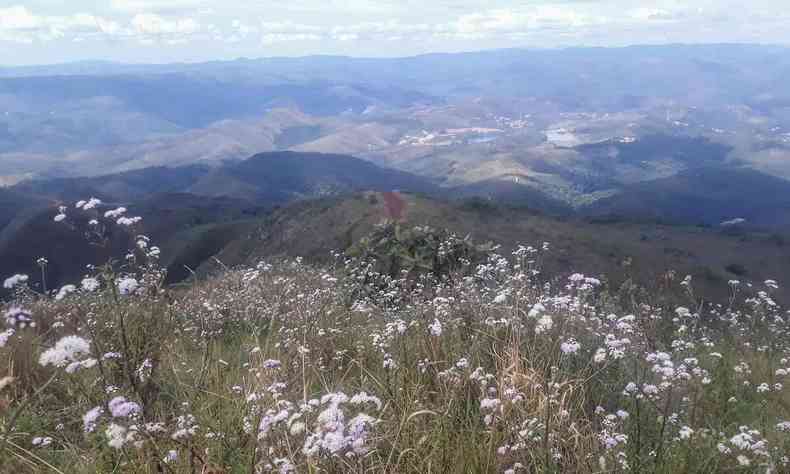 Imagem do alto da Serra do Curral