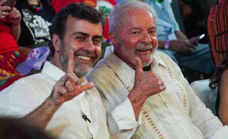 Lula e Freixo juntos