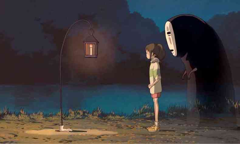 O longa 'A viagem de Chihiro', vencedor do Oscar de animao,  um dos 21 ttulos do estdio Ghibli agora disponveis na Netflix.(foto: Estdio Ghibli/Divulgao)