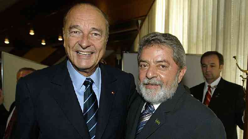 Jacques Chirac e Lula