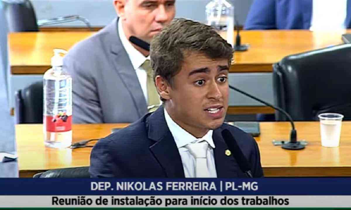 Nikolas Ferreira rebate pastor e gera tumulto na CPMI do 8/1 