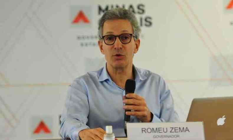 Zema foi criticado por Alexandre Kalil nesta segunda-feira (30)(foto: Gladyston Rodrigues/EM/D.A Press)