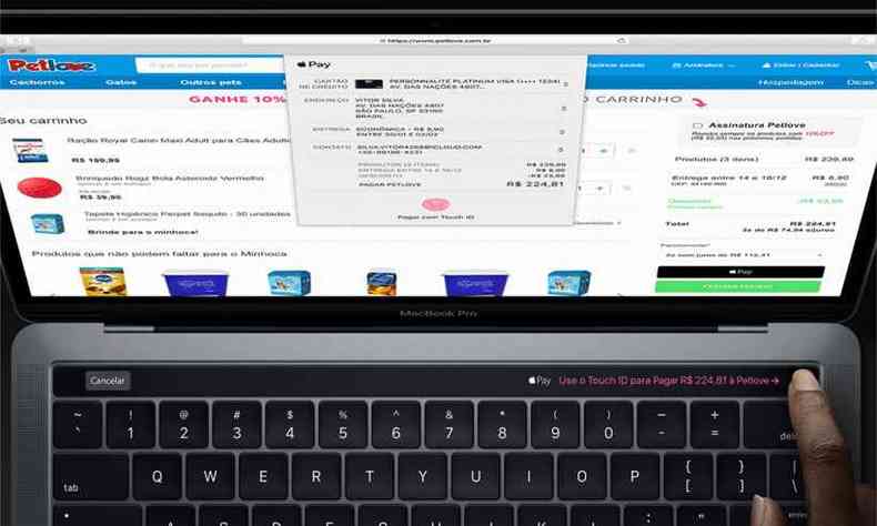 Sistema de pagamento movel e carteira digital desenvolvido pela Apple (foto: Reproduo/ Internet )