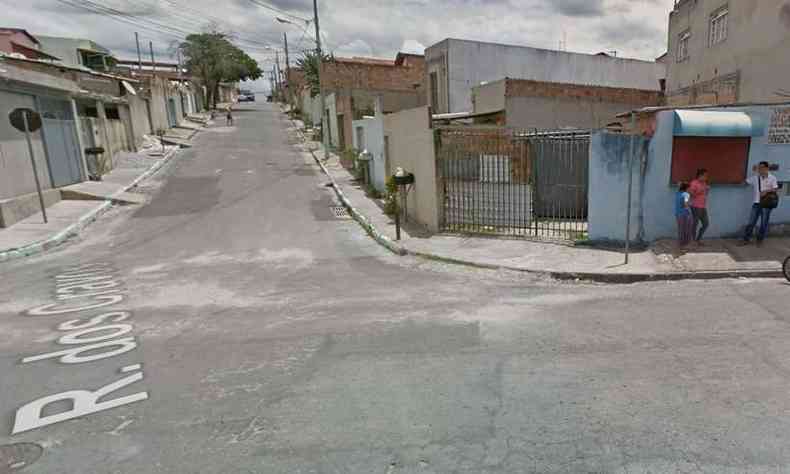 O crime aconteceu no Bairro Jardim das Alterosas em Betim (foto: Google Street View/Internet)