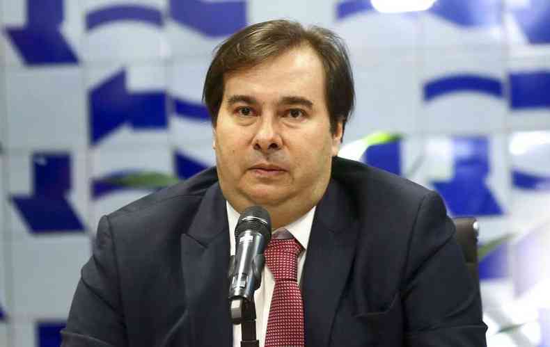 Rodrigo Maia disse que presidente est cedendo  presso dos investidores(foto: Marcelo Camargo/Agncia Brasil)