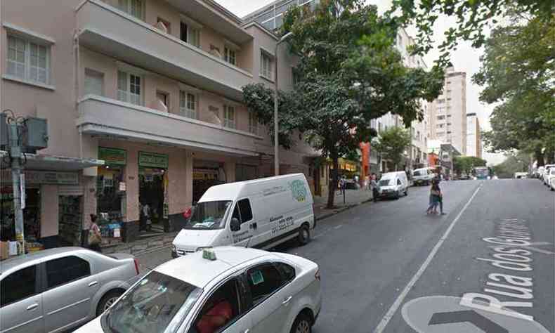 Crime ocorreu em hotel na Rua dos Guaranis(foto: Reproduo da internet/Google Maps)