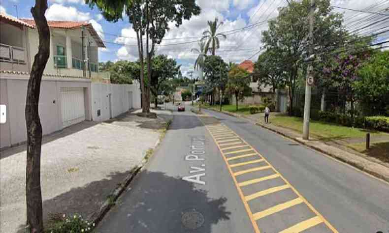 Acidente aconteceu nesse ponto da Avenida Portugal, s 4h08min da madrugada desta quarta-feira