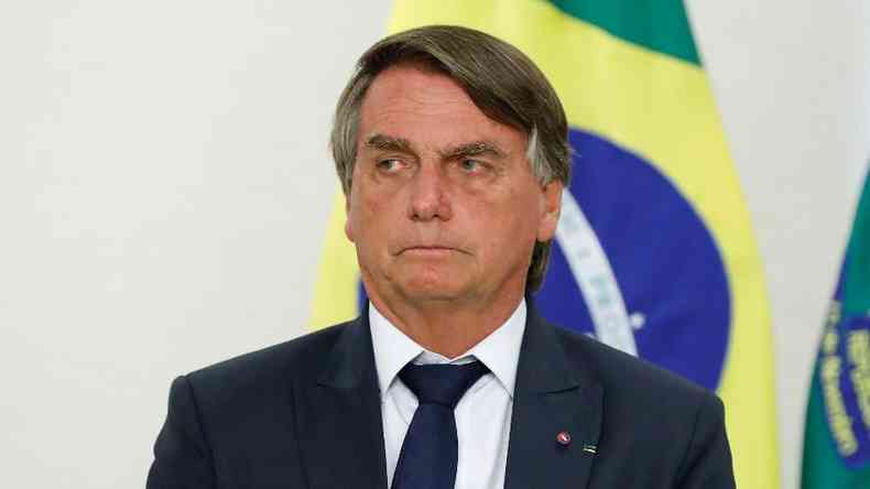 Presidente Jair Bolsonaro participa de evento da Marinha, mas ainda no se manifestou sobre os atos violentos de Braslia que aconteceram na noite de ontem (12/12)
