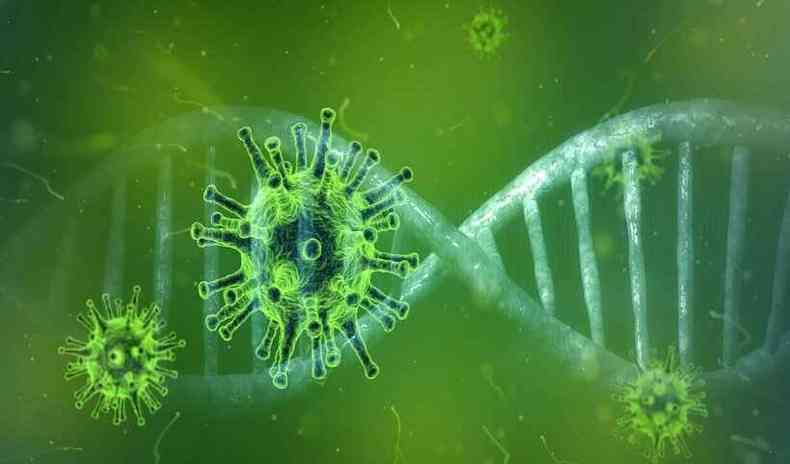 Estudo mostra que a variante Delta é a que mais consegue escapar dos anticorpos que atacam 2 proteínas do vírus da COVID-19(foto: Pixabay)